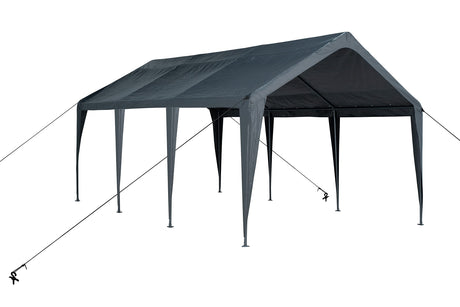 NOWENSOL Carport 12x20ft Car Port Garage Canopy Heavy Duty Car Tent Without Sidewalls & Doors, All Season and Portable Garage for Boat, Wedding NOWENSOL