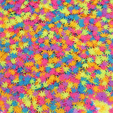 3 Pack - Green, Rainbow & Silver Holographic Leaf Glitter - Solvent Resistant & Cosmetic Grade - Face Body Nails Resin Arts & Crafts, Tumblers, Bath Electric Bliss Beauty