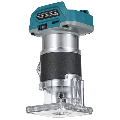 Heimerdinger Cordless Compact Wood Router Tool,Woodworking Trimmer Palm Router Suitable for Makita Battery, 5 Speeds for Wood Trimmer Cutting,Tool - WoodArtSupply