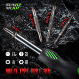 SUNHZMCKP 8 in 1 Screwdriver, Portable multi-purpose screwdriver set，High-Strength Bits, Phillips, Slotted, Torx，Suitable for outdoor and daily SUNHZ MCKP