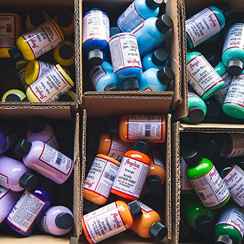 Angelus Leather Paint Starter Kit Set of 12 1 Ounce Bottles Angelus