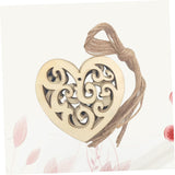 SEWOART Wooden Embellishments Crafts en Wood Log Slices SEWOART