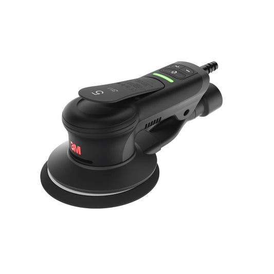 3M Xtract Electric Random Orbital Sander, Ergonomic and Lightweight ROS, 88758, 5 in, Central Vacuum, 3/16 in Orbit, 110V, 350W Motor, Metal - WoodArtSupply