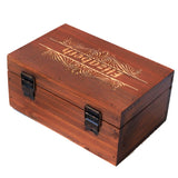Awerise Personalized Wooden Keepsake Box w/Lock Key, Custom Jewelry Box, Bridesmaid Box, Mother Gift Awerise