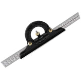 ChgImposs 12" Adjustable Sliding Combination Square Ruler & Protractor Level Measure Measuring Set, Inch/Metric ChgImposs