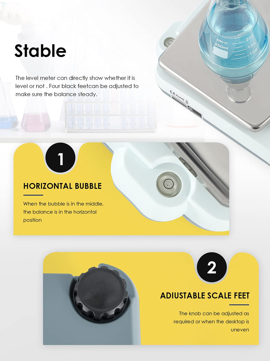 CGOLDENWALL Precision Lab Scale 5000gX0.01g Analytical Electronic Balance Digital Laboratory Scale Precision Jewelry Scales Kitchen Weighing CGOLDENWALL