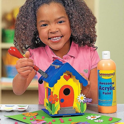 Fun Express Birdhouse Kits for Kids - Unleash Creativity with Safe, Non-Toxic, and Engaging DIY Set - 12 Houses for Hours of Fun - Engaging, - WoodArtSupply