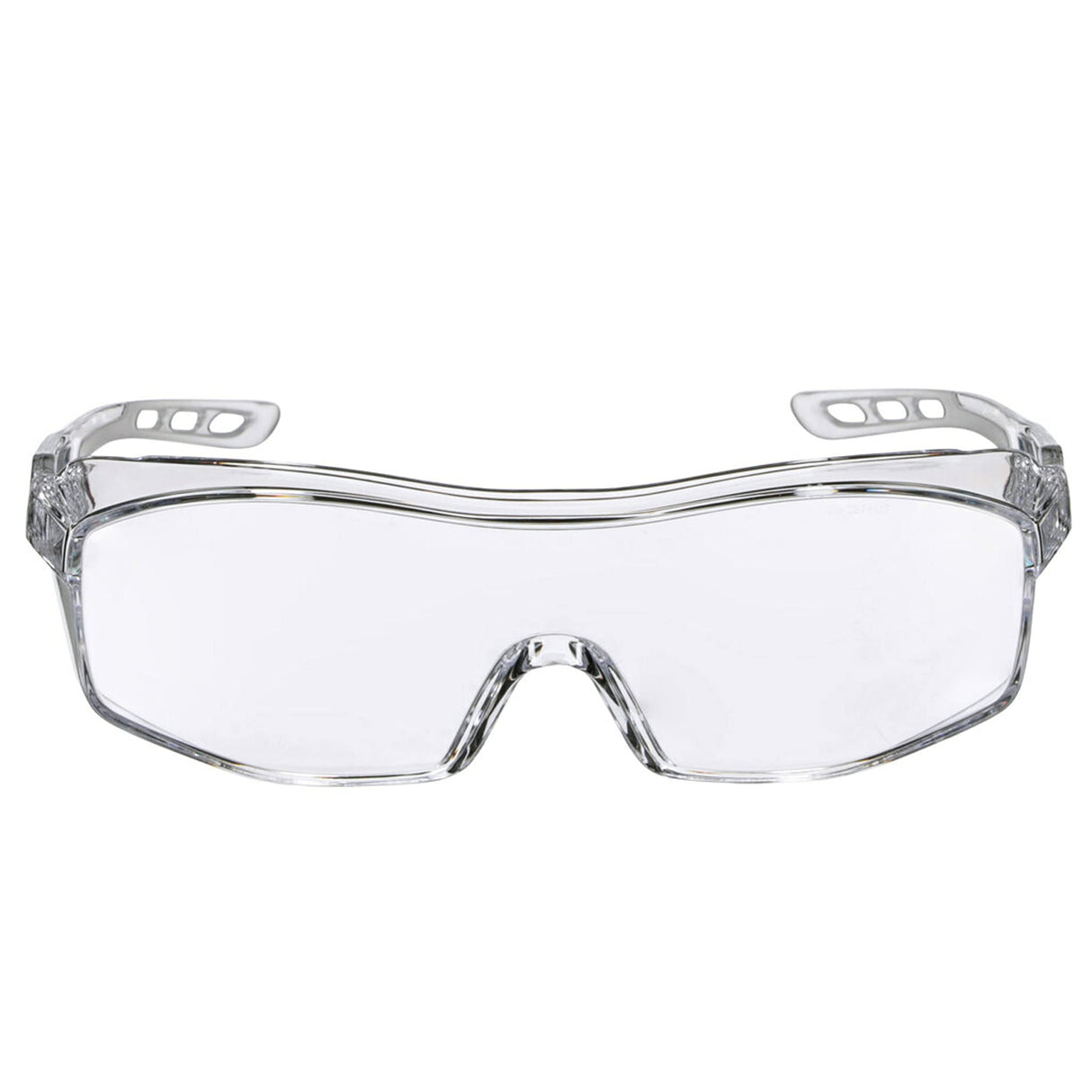 3M Safety Eyeglass Protectors with Scratch Resistant Lens, Clear Safety Glasses with Clear Lens, 1-Pair 3M
