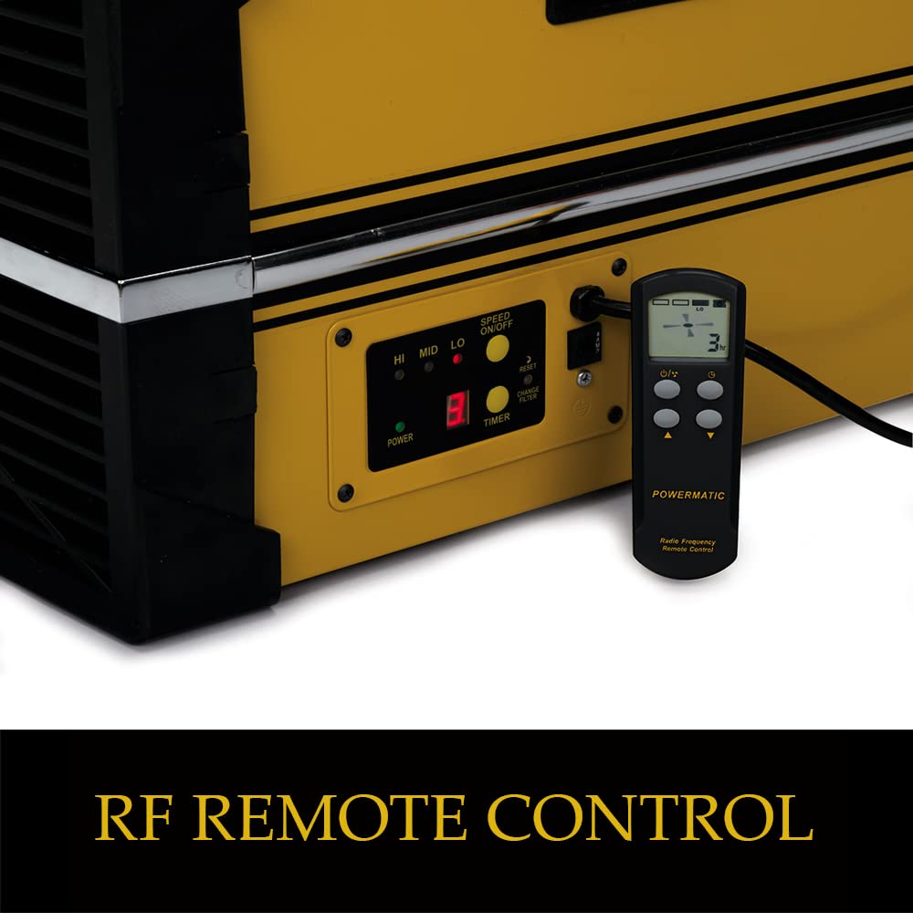 Powermatic PM1200 Air Filtration System, 5-Micron Filter, 1196 CFM, 1Ph 115V (1791330) Powermatic