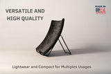KINGDOM SOLUTIONS KS - 4 Pack Sturdy & Versatile Adjustable Stands for Display 3.75x4.75 - Made in USA Metal Easels for Plates, Pictures, Art, Books, KINGDOM SOLUTIONS