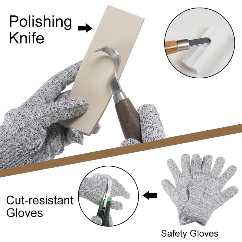 31-in-1 Wood Whittling Kit Wood Carving Knife Set Beginner Kit with Basswood Wood Blocks alloy steel with Canvas Case for Hobbyist craft supplies MAXMAN