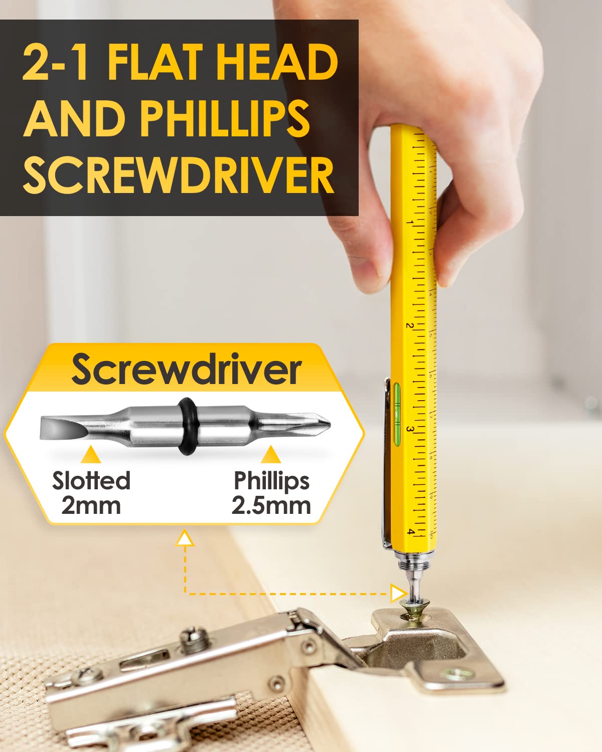 Stocking Stuffers for Men Multitool Pen - Christmas Gifts for Men Women Cool Tools Gadget for Dad Unique Birthday Gifts for Men Who Have Everything HANPURE