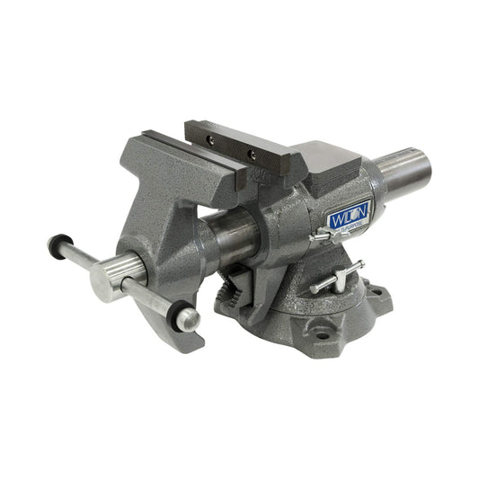 Wilton 5-1/2" Multi-Purpose Bench Vise, 360° Rotating Head & Base, 5" Max Opening (Model 550P) - WoodArtSupply