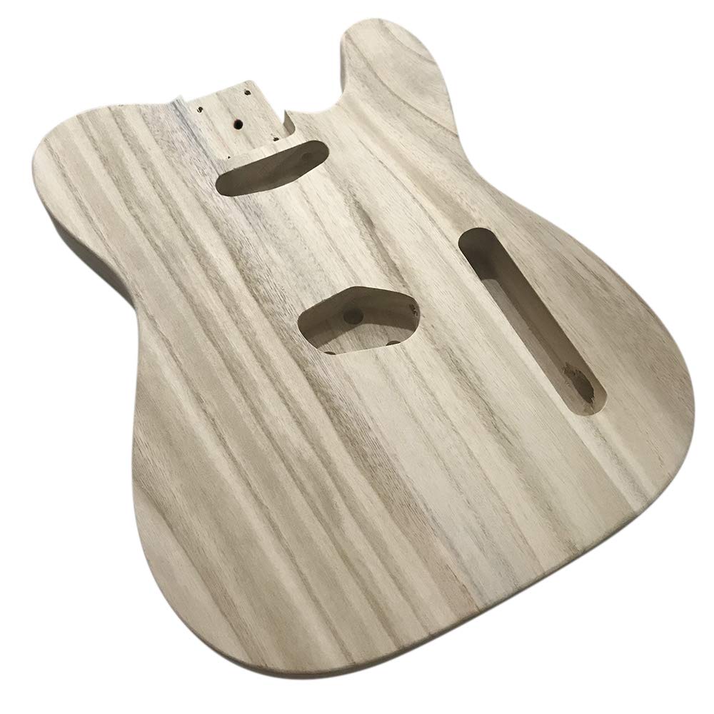 ERYUE Polished Wood Type Electric Guitar Barrel DIY Electric Maple Guitar Barrel Body for TL Style Guitar - WoodArtSupply