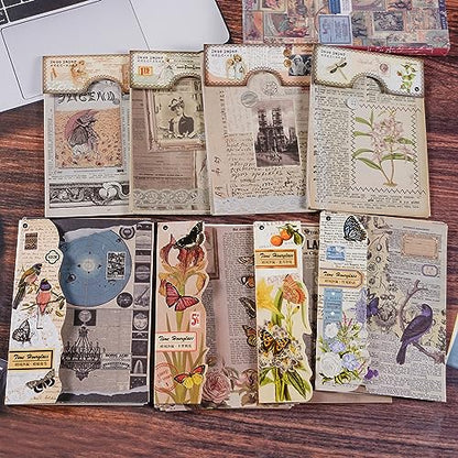 192 Sheets of Vintage Scrapbook Paper, Journaling Scrapbooking Supplies Craft Room Decor Decoupage Papers Kit Ephemera for Journal Aesthetic Card - WoodArtSupply