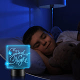 6 Sets 3D Night LED Lamp Bases Including 6 Light Display Stands 6 Clear Acrylic Sheets 6 Remote Controls 6 Charging Cables, Adjustable 16 Colors 4 Honoson