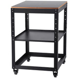 VEVOR Thickness Planer Stand, 100 lbs heavy loads, Three-Gear Height Adjustable Thickness Planer Table,with 4 Stable Casters & Storage Space, for VEVOR