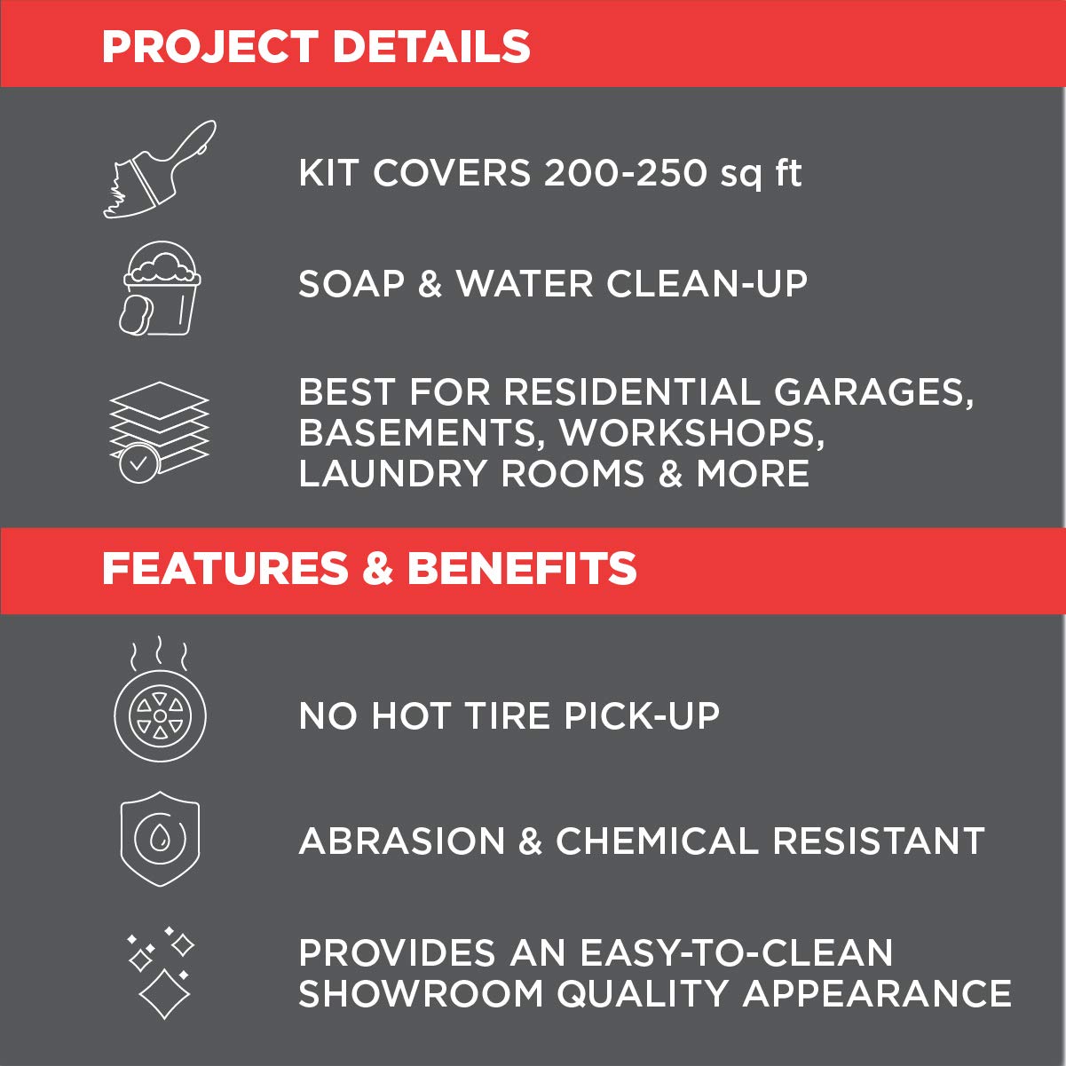 Rust-Oleum 251965 EPOXYSHIELD Garage Floor Coating, 1 Car Kit, Gray Rust-Oleum