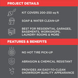 Rust-Oleum 251965 EPOXYSHIELD Garage Floor Coating, 1 Car Kit, Gray Rust-Oleum