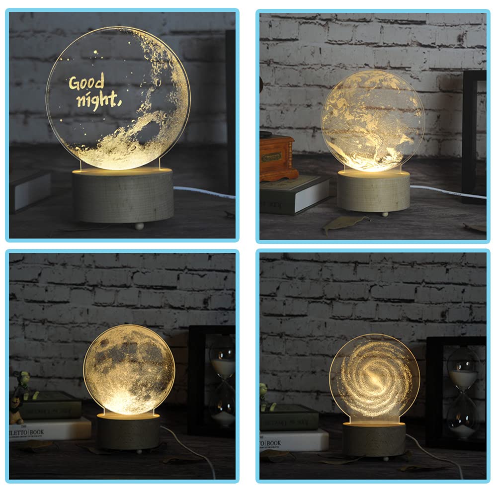 N A 4Pcs Acrylic Sheets for Light Base,Acrylic Sheet Clear Cast, Plastic Glass Board for LED Light Base, DIY Display Projects, Signs, 0.16(4mm) N //A