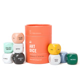 Two Tumbleweeds Art Dice - Drawing & Painting Game for Adults, Artists & Teachers - Set of 9 Dice for Creative Inspiration in The Studio and Two Tumbleweeds