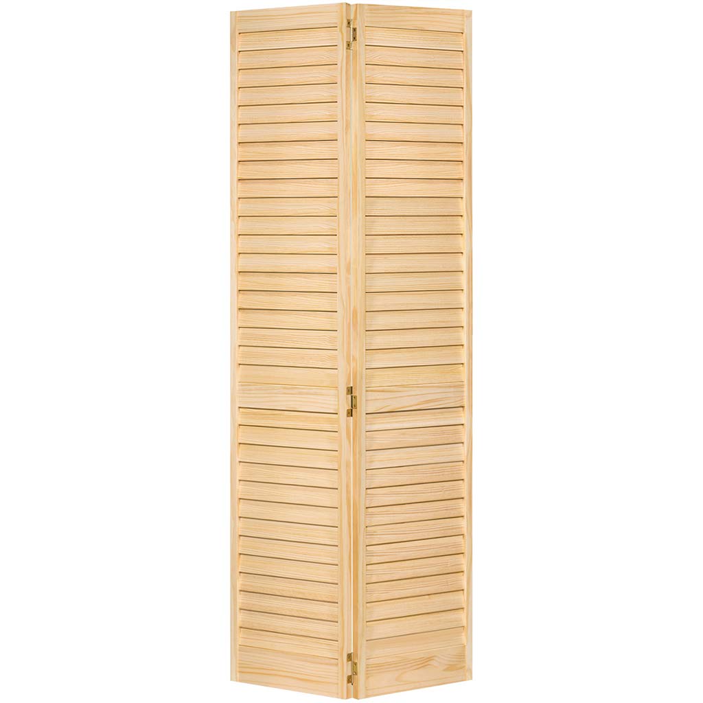 Closet Door, Bi-fold, Louver Louver Plantation (36x80) - WoodArtSupply