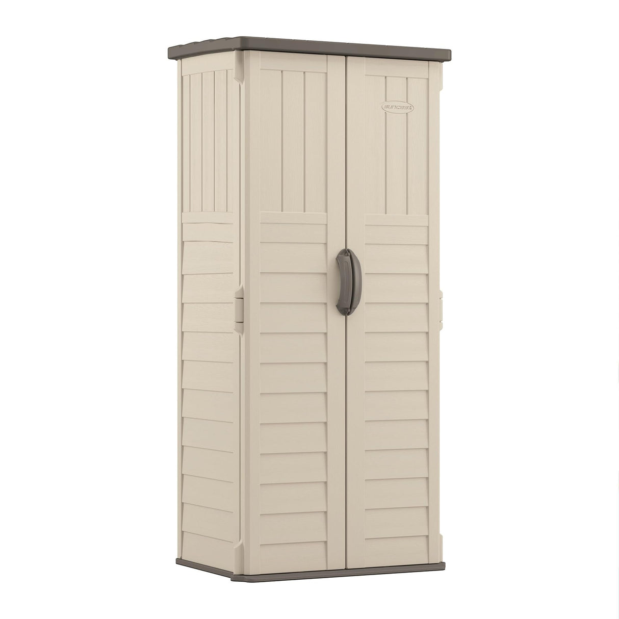 Suncast BMS1250 Vertical Shed with Floor - Vanilla Suncast