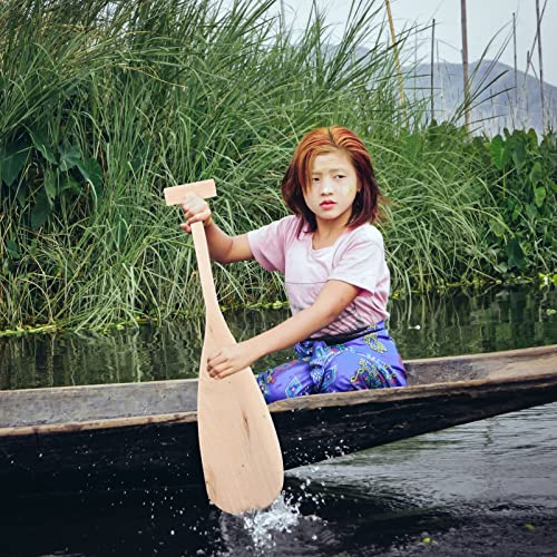 BESPORTBLE 21.5 inch Wooden Paddle, Unfinished Wooden Paddle Unfinished Solid Pine Wood Paddles for Nautical Craft Projects and DIY Home Decoration BESPORTBLE