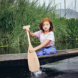 BESPORTBLE 21.5 inch Wooden Paddle, Unfinished Wooden Paddle Unfinished Solid Pine Wood Paddles for Nautical Craft Projects and DIY Home Decoration BESPORTBLE