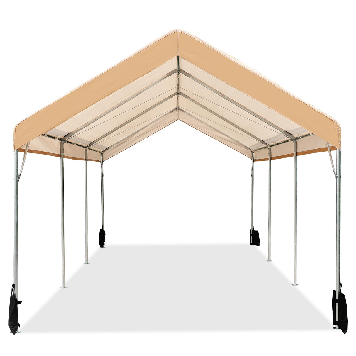 Sophia & William Carport, Heavy Duty 10'x20' Car Canopy Tent,Portable Garage Shelter with 4 Reinforced Steel Cables, Galvanized Steel Frame 150G UV Sophia & William