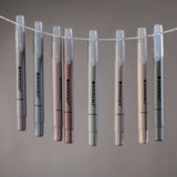 DIVERSEBEE No Bleed Highlighters and Pens, 8 Pack Assorted Gel Highlighters Set, Cute Markers, Journaling School Supplies, Accessories (Dusty) DIVERSEBEE