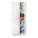 ClosetMaid Pantry Cabinet Cupboard with 2 Doors, Adjustable Shelves, Standing, Storage for Kitchen, Laundry or Utility Room, White ClosetMaid