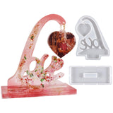 Love Photo Frame Resin Molds Epoxy Resin Picture Frame Mold Handmade Silicone Mold Resin Casting Molds for DIY Valentine's Day Gifts Ornament Crafts OMDBAGD
