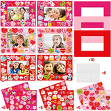FANCY LAND Valentines Picture Frame Craft Kits for Kids with Conversation Heart for Valentine Class Game Activities 30 Pack FANCY LAND