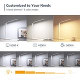 Lepro LED Desk Lamp, Metal Desk Light 9W 550lm, Dimmable Home Office Desktop Task Lamp Touch Control, 3 Color Modes, School Supplies College Dorm Lepro