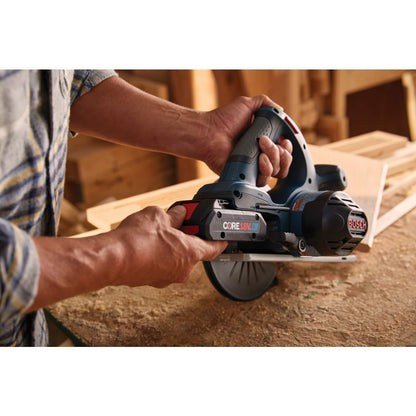 Bosch CCS180-B15 18V 6-1/2 Inch Blade-Left Cordless Circular Saw Kit with CORE18V 4.0 Ah Advanced Battery (Renewed) - WoodArtSupply