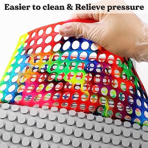 LET'S RESIN Resin Collector Mat, Easy Clean & Silicone Heat Resistant Mats 14.5'' x 9.4'', Non-Slip Multipurpose Thick Silicone Mats for Resin Molds,