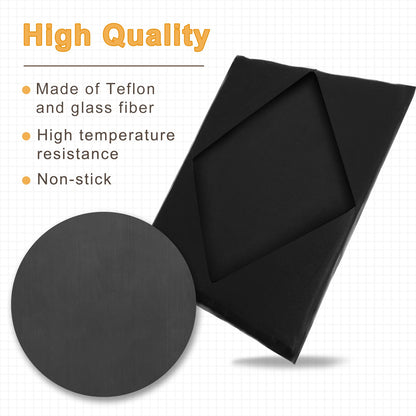 Wrap Cover for Heat Press Platen 15x15 inch - Teflon Protector for Heat Press, Non-Stick High Temperature Resistant Pad Mat for Protecting - WoodArtSupply