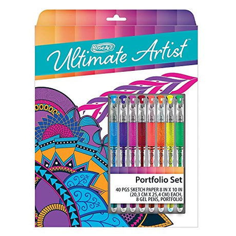 RoseArt Ultimate Artist Gel Pen Portfolio Set Mattel