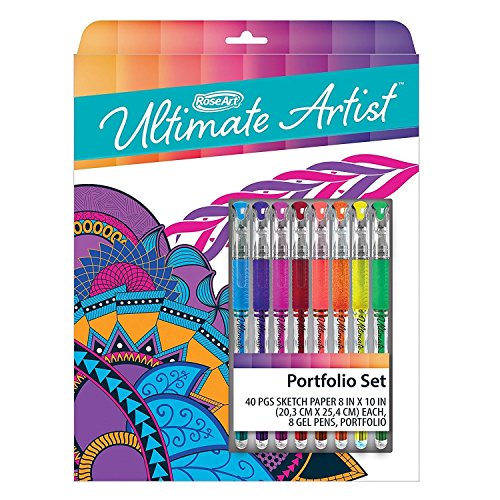 RoseArt Ultimate Artist Gel Pen Portfolio Set - WoodArtSupply