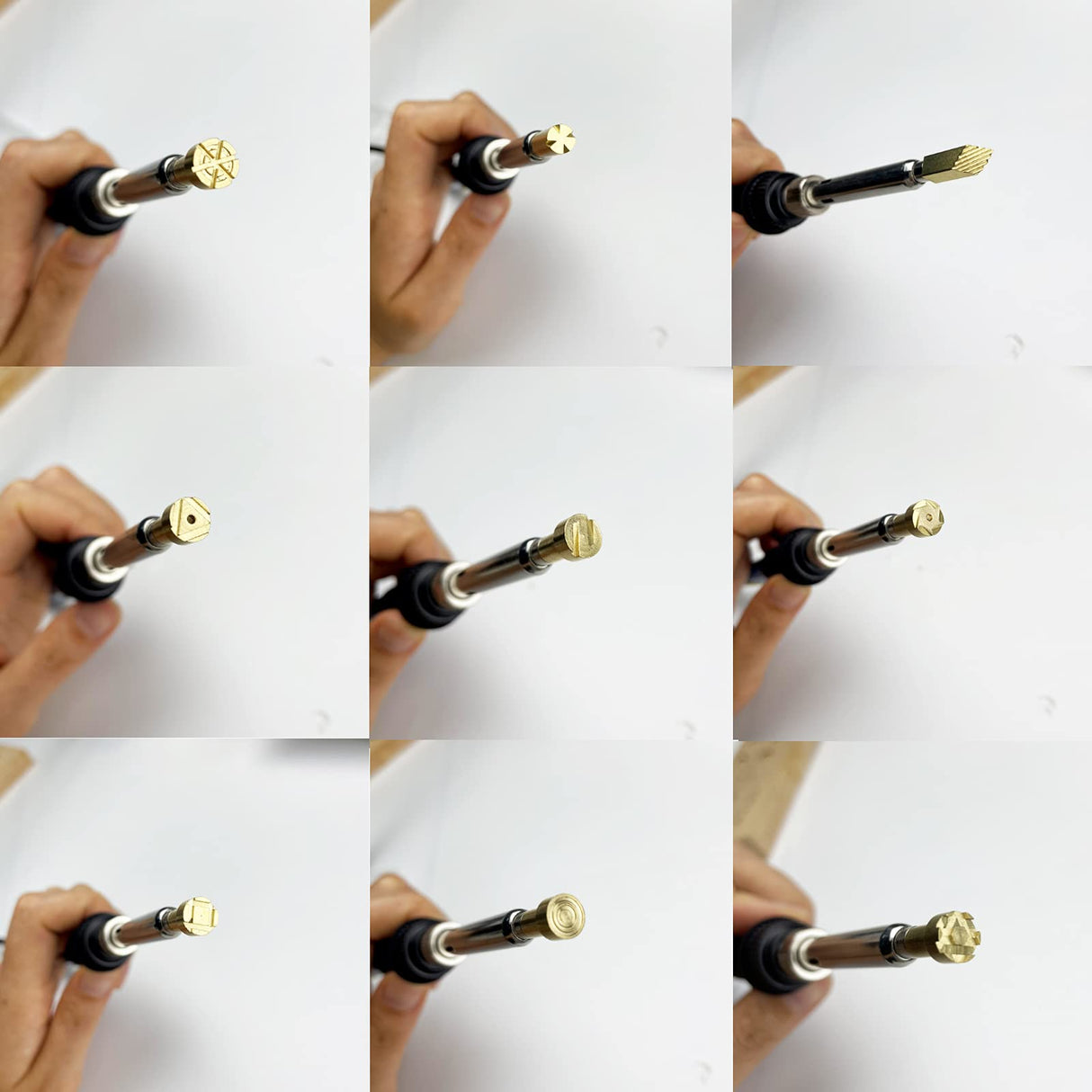 Wood Burning Tips Letters,Wood Burning Alphabet Template for Embossing and Carving Crafts (Metal) (Tips) Arokimi