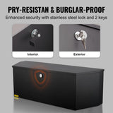 VEVOR Steel Utility Box Chest With Lock and Keys, Heavy Duty Storage for Pickup Truck Bed, RV, 36"x12"x12" VEVOR