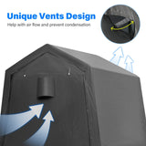 ADVANCE OUTDOOR 10X20 ft Carport Heavy Duty Outdoor Patio Anti-Snow Portable Canopy Storage Shelter Shed with 2 Rolled up Zipper Doors & Vents for ADVANCE OUTDOOR