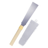 KAKURI Japanese Pull Saw Mini for Woodworking, Hobby, DIY 7 inch, Made in JAPAN, Ryoba Double Edge Hand Saw with Blade Cover Case for Rip & Crosscut KAKURI