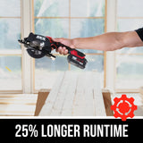 SKIL PWRCORE 20 Brushless 20V 4-1/2 In. Compact Lightweight One-hand Circular Saw Kit with Up to 6,000 RPM Includes 2.0Ah PWR CORE 20 Lithium Battery Skil