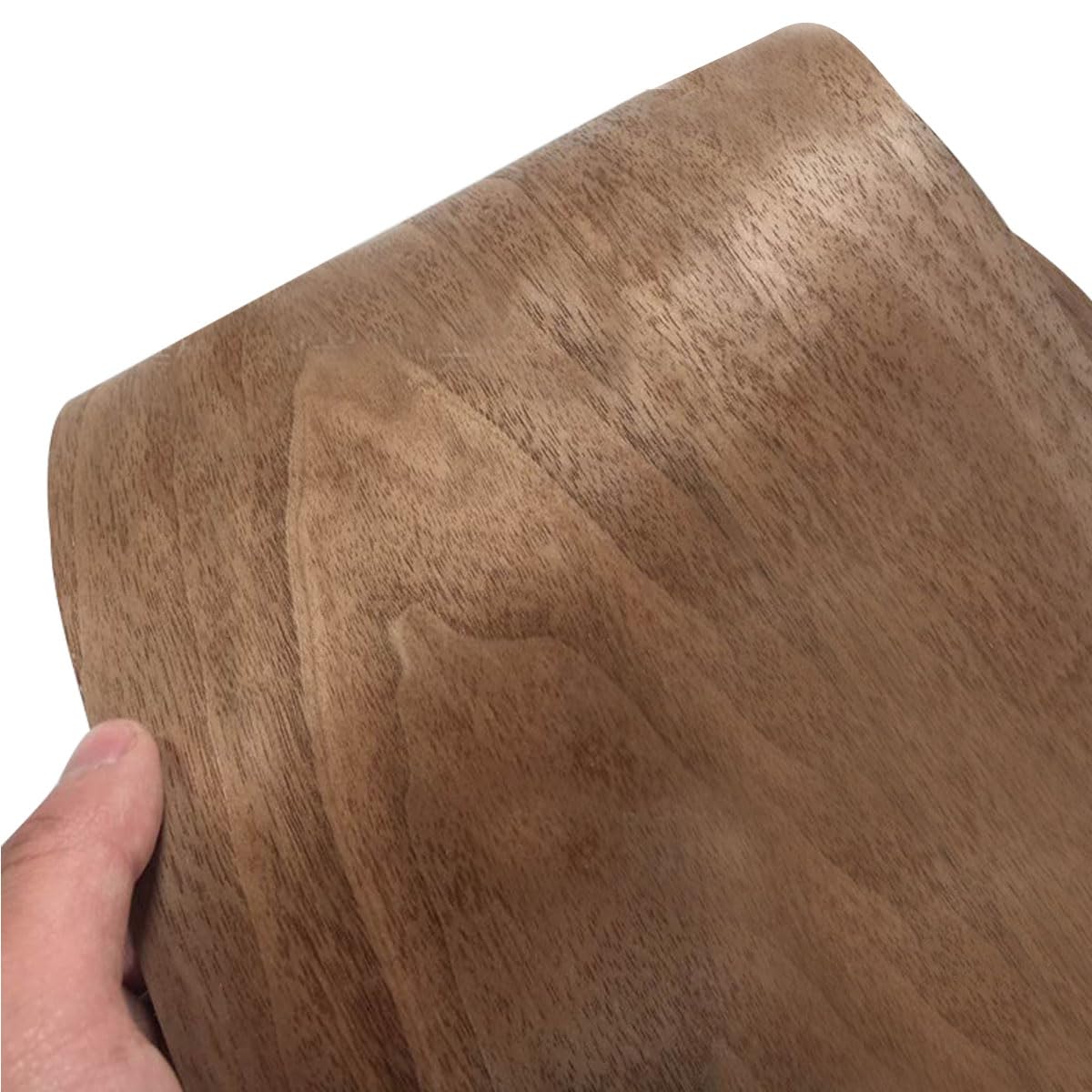 Natural Black Walnut Veneer Wood Sheets - DIY Speaker Renovation and Furniture Restoration - Unfinished Wooden Sticker - Handmade Dark Style - 7.8 x Samlee