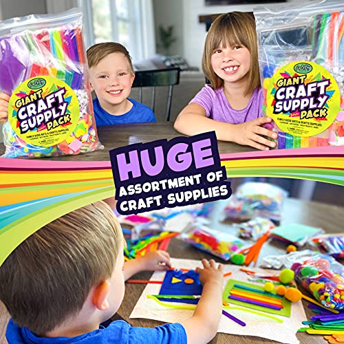 Arts and Crafts Supplies Kit for Kids - Boys and Girls Age 4 5 6 7 8 Years Old - Toddler Art Set Activity Materials in Bulk - Great for Preschool, Carl & Kay Supply Co.