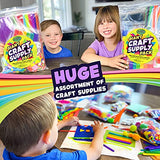 Arts and Crafts Supplies Kit for Kids - Boys and Girls Age 4 5 6 7 8 Years Old - Toddler Art Set Activity Materials in Bulk - Great for Preschool, Carl & Kay Supply Co.