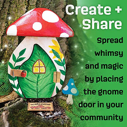 Creativity for Kids Gnome Garden Door - Painting Arts and Crafts for Boys and Girls, Kids Activities for Ages 6-8+ - WoodArtSupply