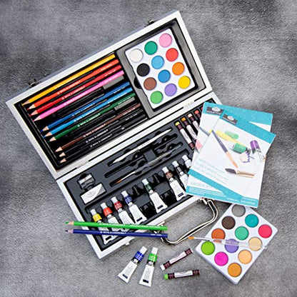 Royal & Langnickel Essentials 85pc Mixed Media Beginners Box Art Set - WoodArtSupply